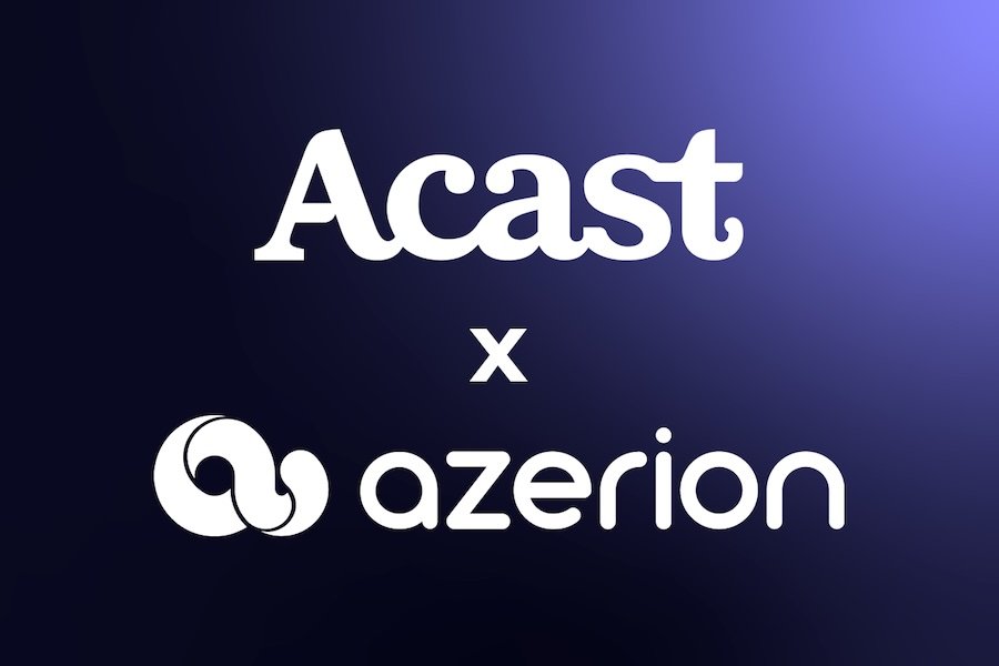 , Acast sigla collaborazione strategica con Azerion per la gestione delle vendite