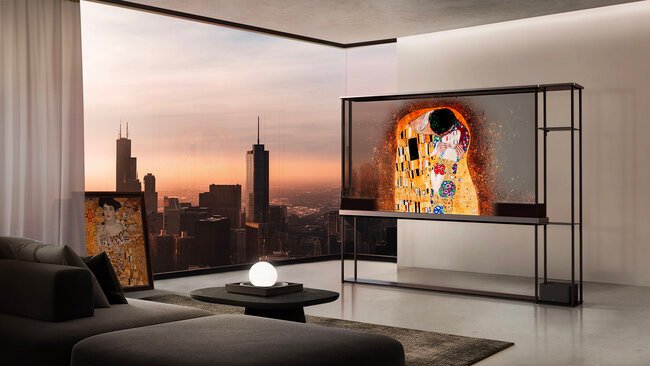 , CES 2024 – LG presenta Signature T, l’OLED TV trasparente
